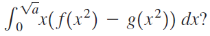 S(f(x?) – 8(x²)) dx? Va · 