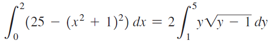 (25 – (*² + 197) dx = 2/rV5 – dy .2 y Vy – 1 dy 