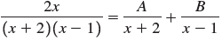 2х (x + 2)(х — 1) х+2 х — 1 
