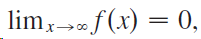 |lim, f(x) = 0, 