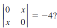 Answer the question.What is the value of x if 