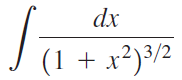 dx (1 + x²)³/2 