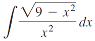 V9 – x² dx '9 - .2 
