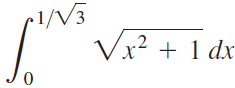 1/V3 Vx² + 1 dx .2 