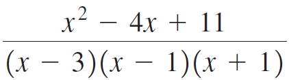 .2 — 4х + 11 (х — 3)(х — 1) (х + 1) 