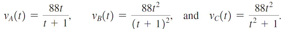 8812 8812 88t and vc(t) VA(1) t + l’ VB(t) = (t + 1)²’ t? + 1 