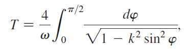 п/2 do T = VI - k² sin² o 