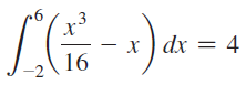 Ге 3 х) dx х = 4 16 -2 