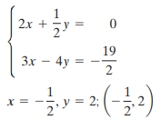 2x + y = 19 Зх — 4y %3D = 2; (*-) -- 2. 