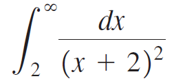 dx (x + 2)² 2 8. 