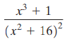 (x² + 16)? .2 