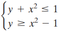 Sy + x² < 1 ly z x – 1 >. 