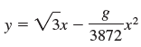 y = V3x x² 3872 