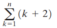 п Σ (& + 2) k=1 