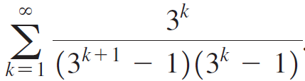 3k (3*+1 – 1)(3* – 1) 1) |k=1 