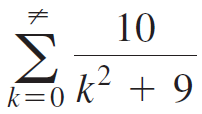 10 Σ k=0 k + 9 .2 
