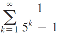 A 5k – 1 k=1 