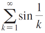 Σsin k k=1 