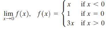 if x < 0 х lim f(x), f(x) = Зx if x > 0 if x = 0 