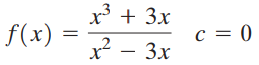 x³ + 3x c = 0 f(x) x? - 3x 