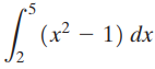 (x² – 1) dx 12 