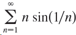 En sin(1/n) n=1 