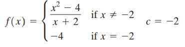 2. if x + -2 c = -2 x + 2 f(x) = -2 if x = -4 