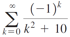 (-1)* Σ k=0 k2 + 10 