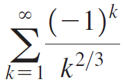(-1)* k²/3 k=1 