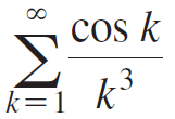 cos k k=1 k 3 