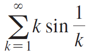1 Ek sin k k=1 