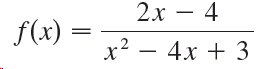 2х — 4 f(x) = х* x? — 4х + 3 
