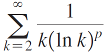 1 k(In k)' k=2 