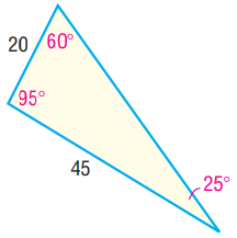 The pair of triangles are similar. Find the missing length