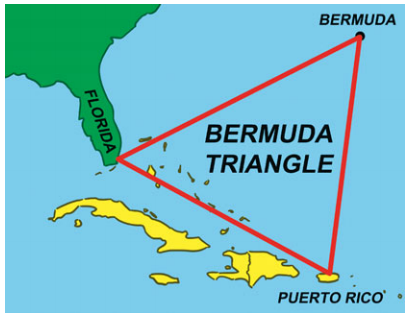BERMUDA BERMUDA TRIANGLE PUERTO RICo' FLORIDA 
