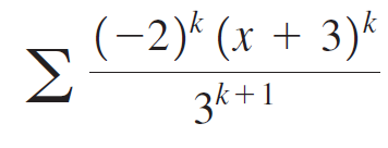 (-2)* (x + 3)* Σ 3k+1 