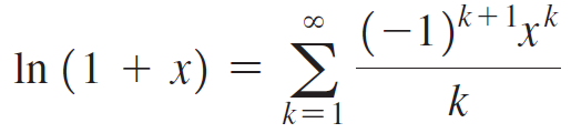 (-1)*+lx' Σ k+1,k In (1 + x) = k=1 8 