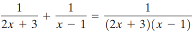(2х + 3)(х — 1) х — 1 2х + 3 