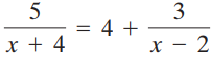 3 = 4 + х — 2 х+ 4 