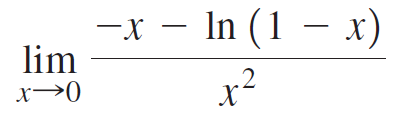 —х — In (1 — х) lim .2 х>0 