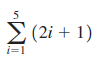 E (2i + 1) i=1 