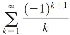 (-1)*+1 k k=1 