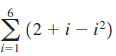 Σ(2+i-P) (2 + i – i²) :2Y i=1 