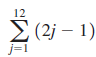 12 Σ(2-1) j=1 