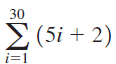 30 Σ (51+2 ) i=1 