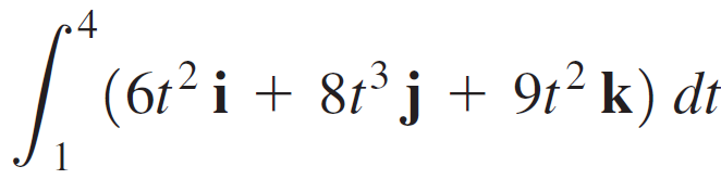 .4 (61² i + 81° j + 9t² k) dt 