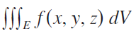 ГУУE F(x, y, 2) dV 