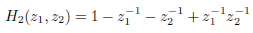 H2(21,22) = 1 – 2ī - 2,'+2127 -1,-1 