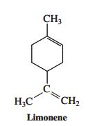 CH3 C. CH2 H;C Limonene