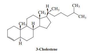CH3 CH3 CH3 `CH3 CH H H 3-Cholestene